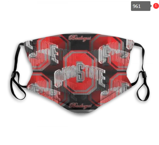 NCAA Ohio State Buckeyes #8 Dust mask with filter
